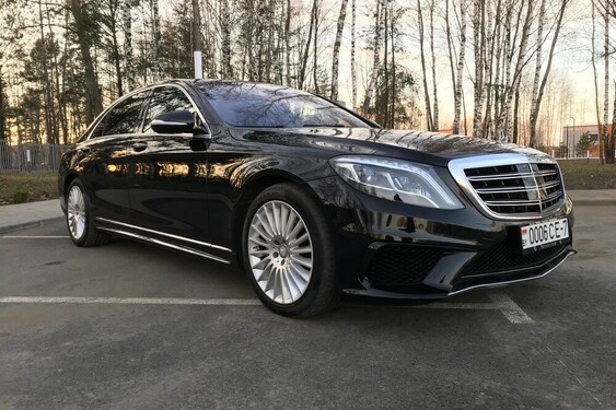 Mercedes S-class W222 Long черный (2014)