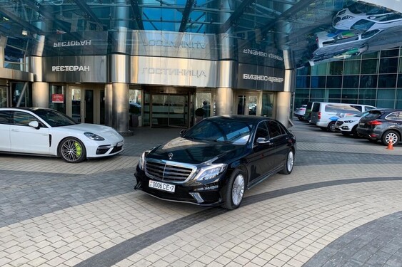 Mercedes S-class W222 Long черный (2014)