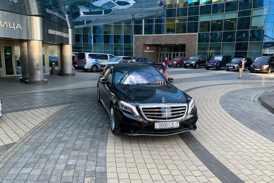 Mercedes S-class W222 Long черный (2014)