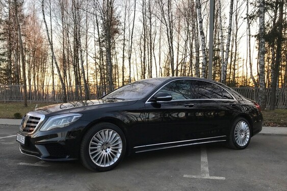 Mercedes S-class W222 Long черный (2014)