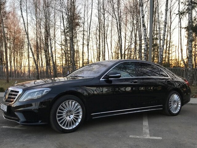 Mercedes S-class W222 Long черный (2014)