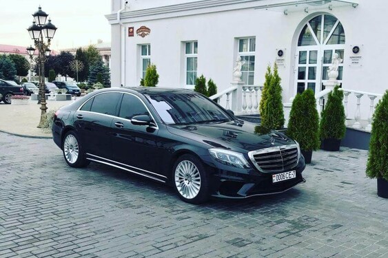 Mercedes S-class W222 Long черный (2014)