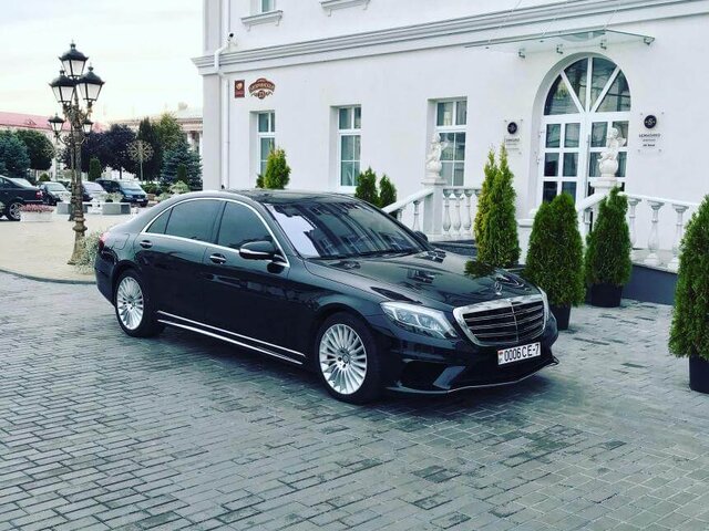Mercedes S-class W222 Long черный (2014)
