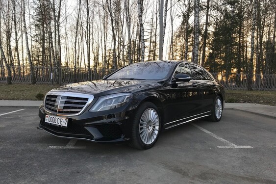 Mercedes S-class W222 Long черный (2014)