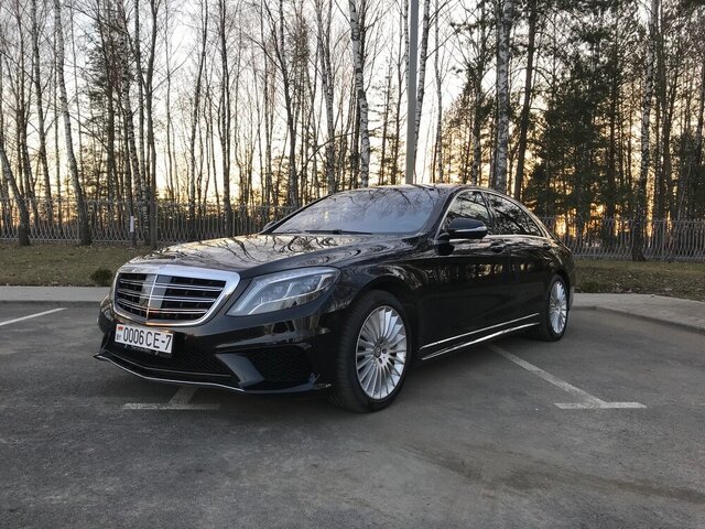 Mercedes S-class W222 Long черный (2014)