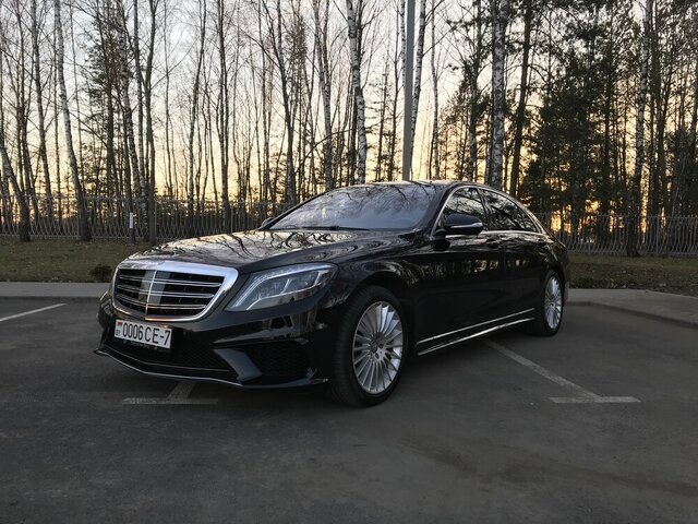 Mercedes S-class W222 Long черный (2014)