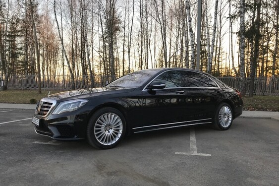 Mercedes S-class W222 Long черный (2014)