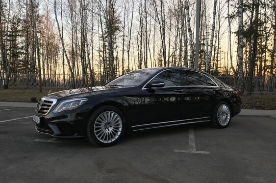 Mercedes S-class W222 Long черный (2014)
