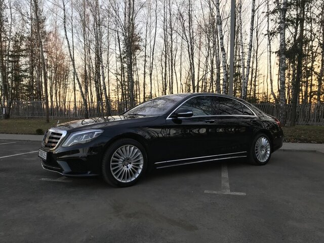 Mercedes S-class W222 Long черный (2014)