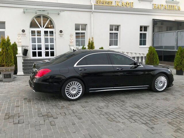 Mercedes S-class W222 Long черный (2014)