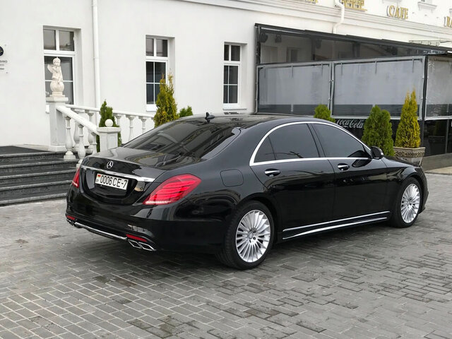 Mercedes S-class W222 Long черный (2014)