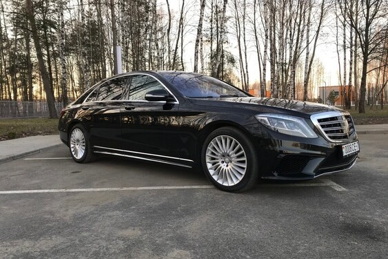 Mercedes S-class W222 Long черный (2014)