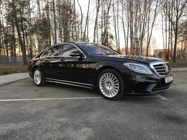 Mercedes S-class W222 Long черный (2014)