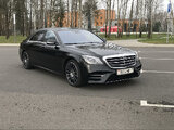 Аренда Mercedes S-class W222 Long черного цвета с водителем в Минске | VIP Cortege