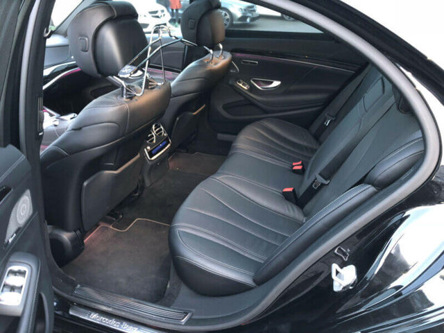 Аренда черного Mercedes S-class W222 Long с водителем в Минске | VIP Cortege