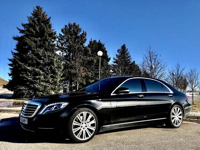 Аренда черного Mercedes S-class W222 Long с водителем в Минске | VIP Cortege