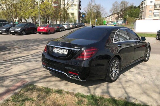 Аренда черного Mercedes S-class W222 Long с водителем в Минске | VIP Cortege