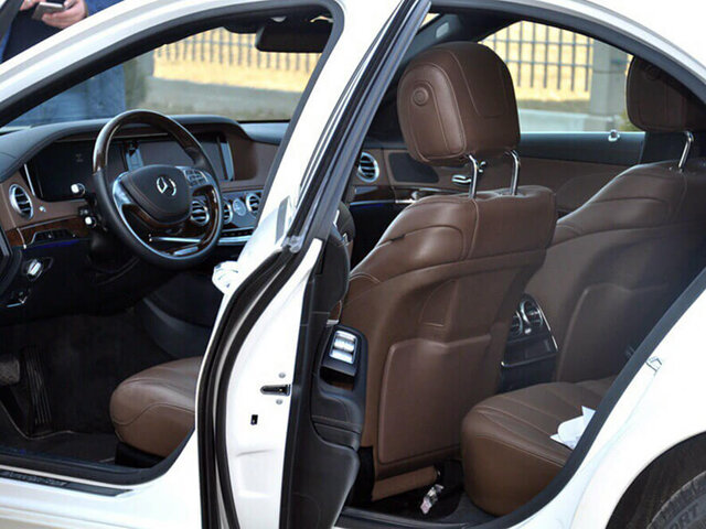 Аренда белого Mercedes S-class W222 Long с водителем в Минске | VIP Cortege