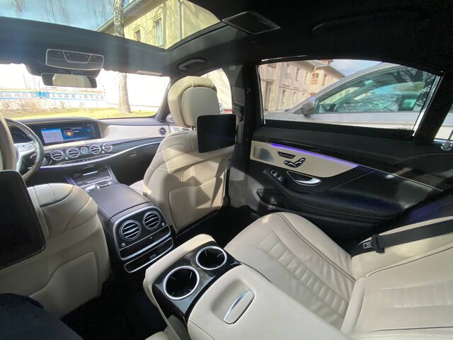 Mercedes S-class W222 Long черный (2018)