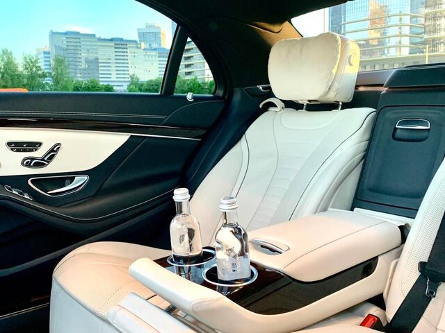 Mercedes S-class W222 Long черный (2018)