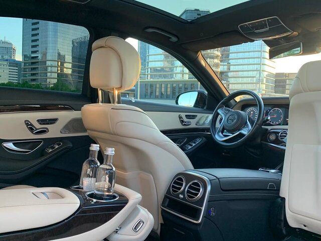 Mercedes S-class W222 Long черный (2018)