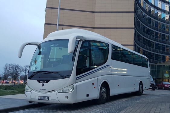 Автобус Scania 2014 белый