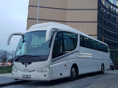 Автобус Scania 2014 белый