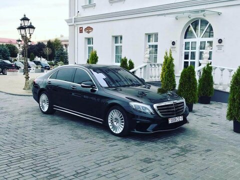 Mercedes S-class W222 Long черный (2014)